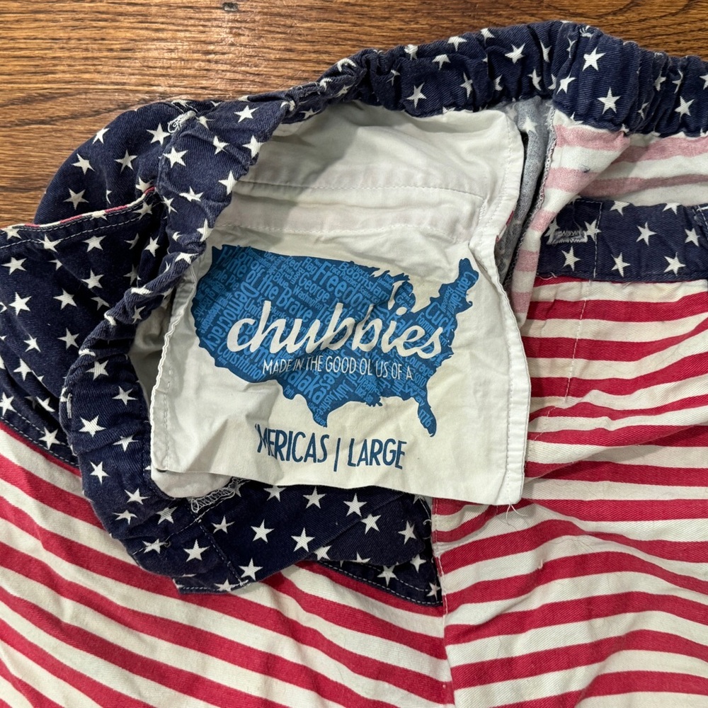 Chubbies- American Flag Patterned Shorts - image 3